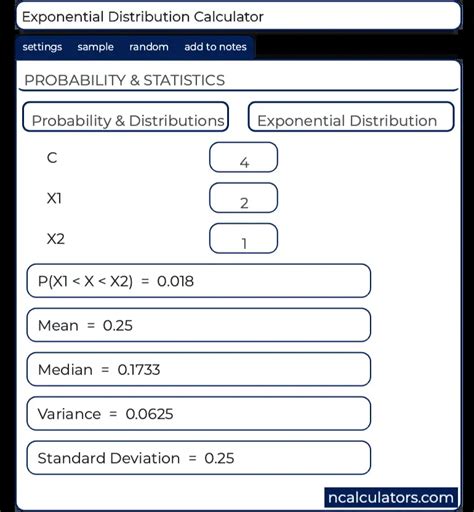 exponential distribution calculator|exponential distribution calculator stat trek.
